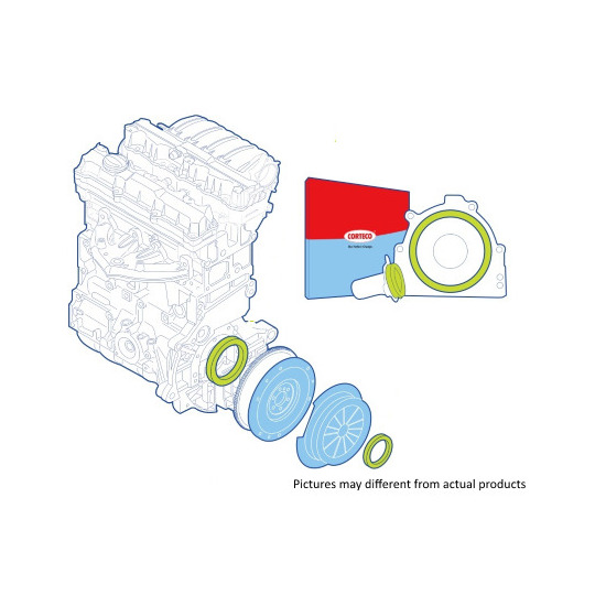 19135318 - Shaft Seal Set, clutch 