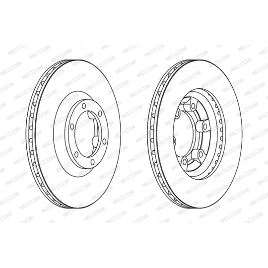 DDF1633 - Brake Disc 