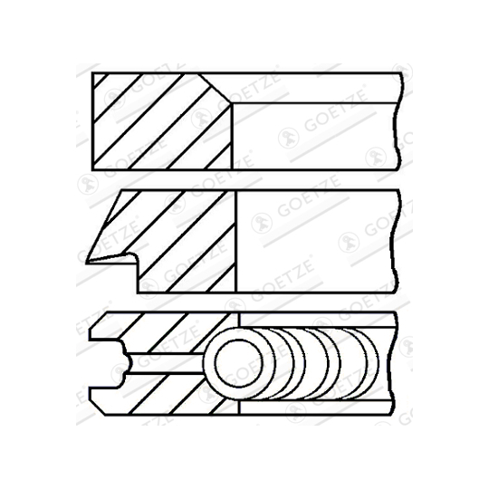 08-133300-10 - Piston Ring Kit 