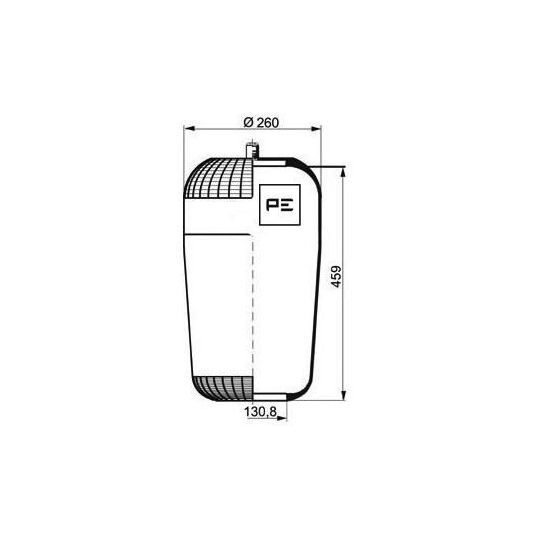 084.111-70A - Boot, air suspension 