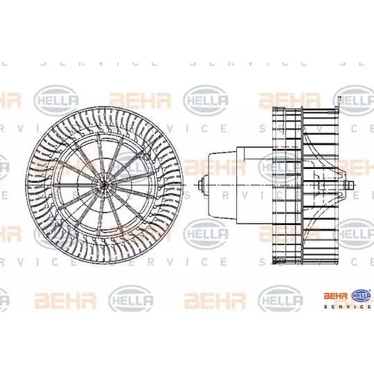 8EW 009 159-311 - Interior Blower 