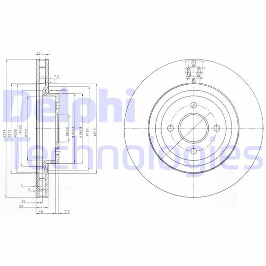 BG3852 - Brake Disc 