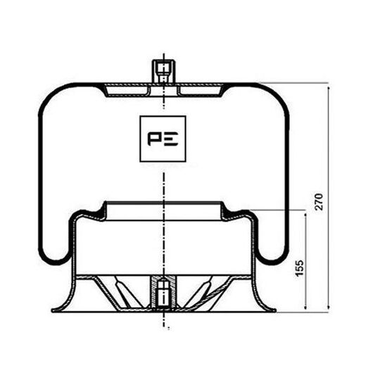 084.111-71A - Boot, air suspension 