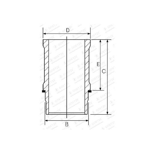 14-636500-00 - Cylinderhylsa 