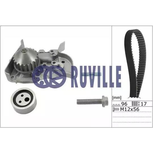 55622701 - Water Pump & Timing Belt Set 