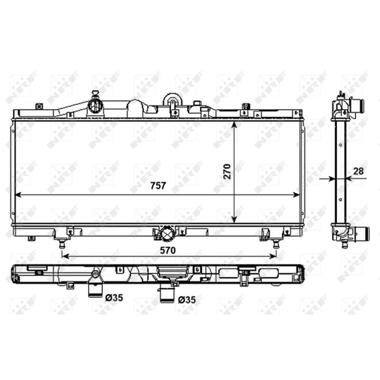 53983 - Kylare, motorkylning 