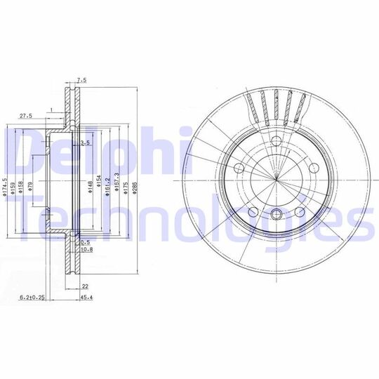 BG2623 - Brake Disc 