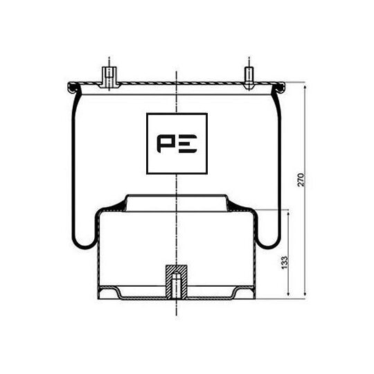 084.052-73A - Boot, air suspension 