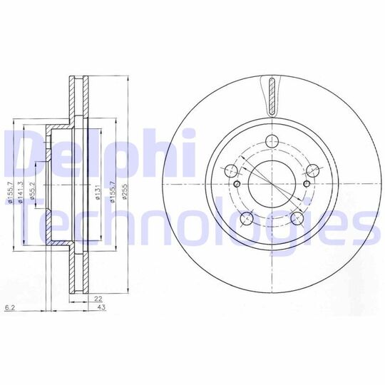 BG4269 - Brake Disc 