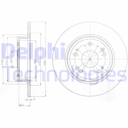 BG4249 - Brake Disc 