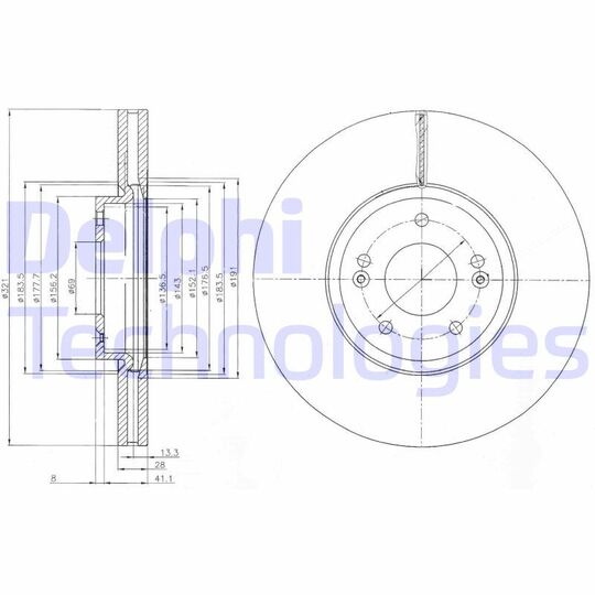 BG9056 - Brake Disc 