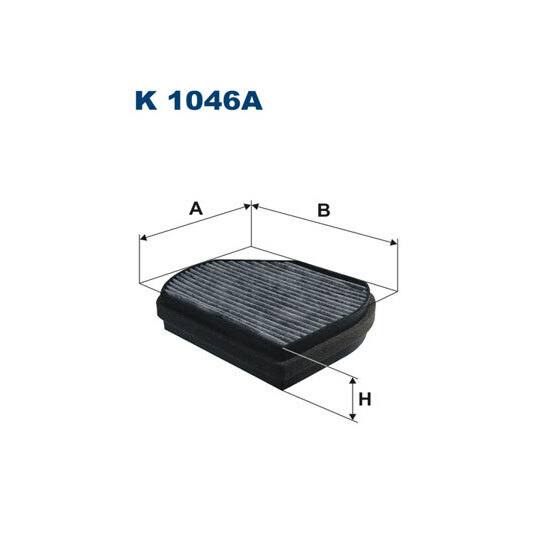 K 1046A - Filter, kupéventilation 