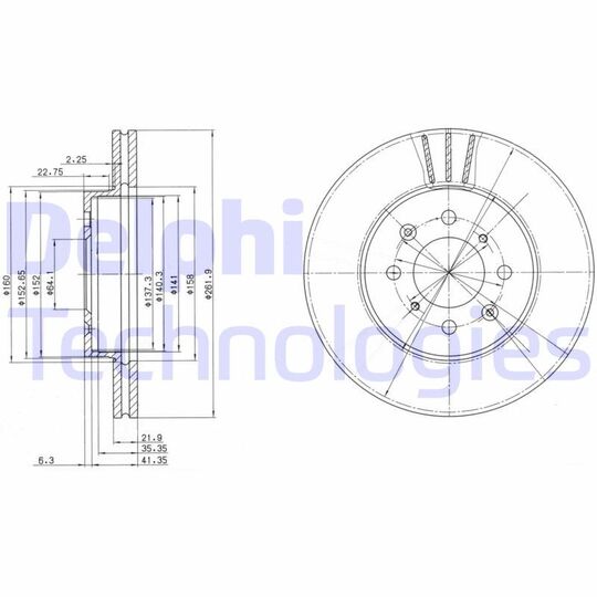 BG2615 - Brake Disc 