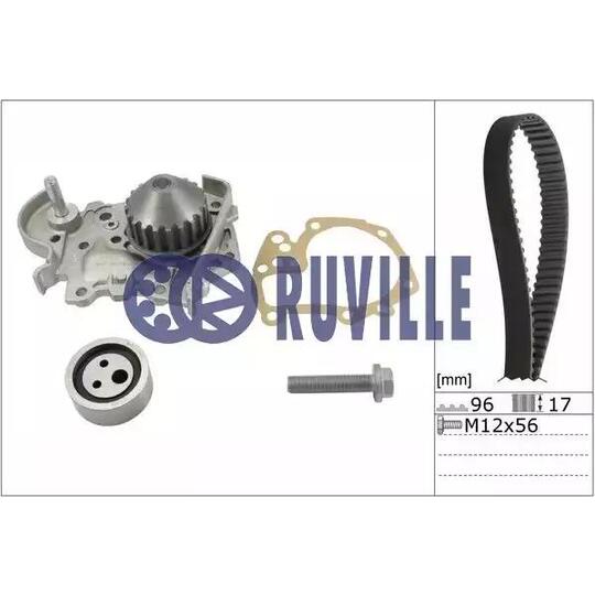 55622702 - Water Pump & Timing Belt Set 