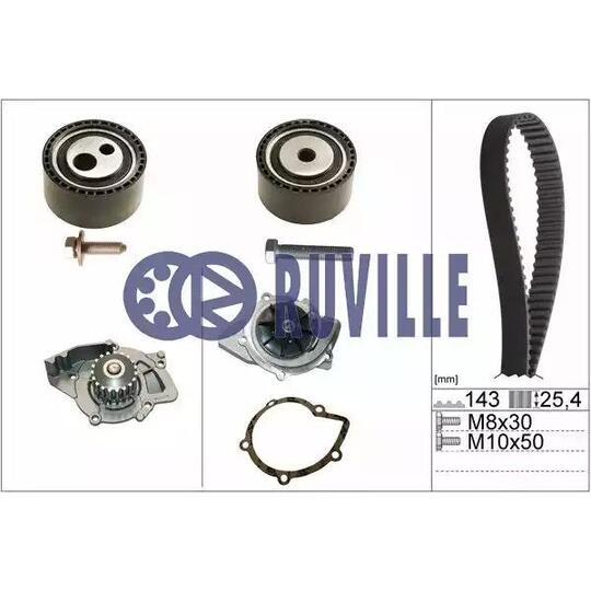 55971711 - Water Pump & Timing Belt Set 