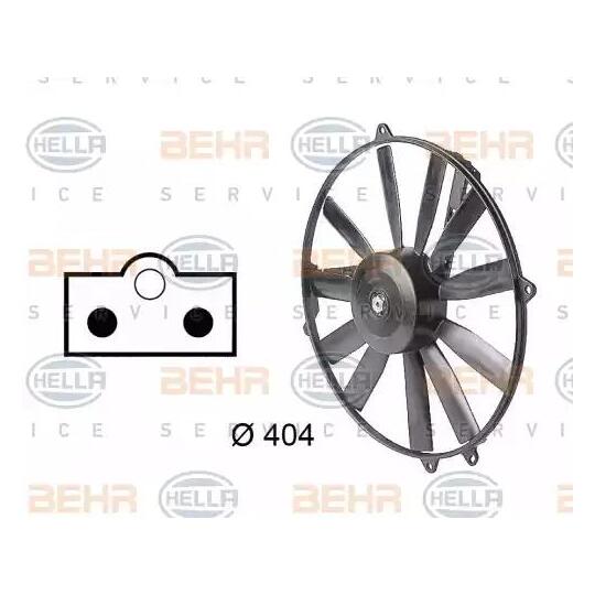 8EW 009 144-731 - Fan, radiator 