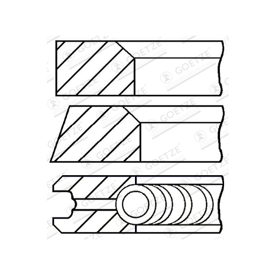 08-399707-10 - Piston Ring Kit 