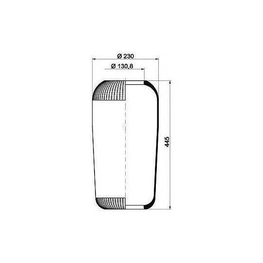 084.097-70A - Boot, air suspension 