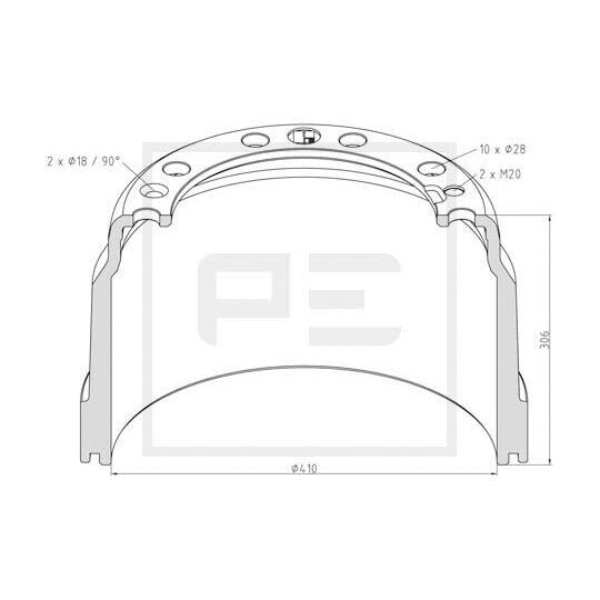 146.137-00A - Brake Drum 