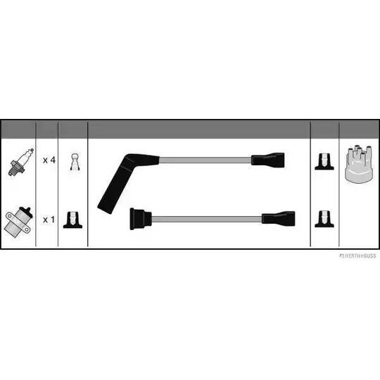 J5387008 - Ignition Cable Kit 