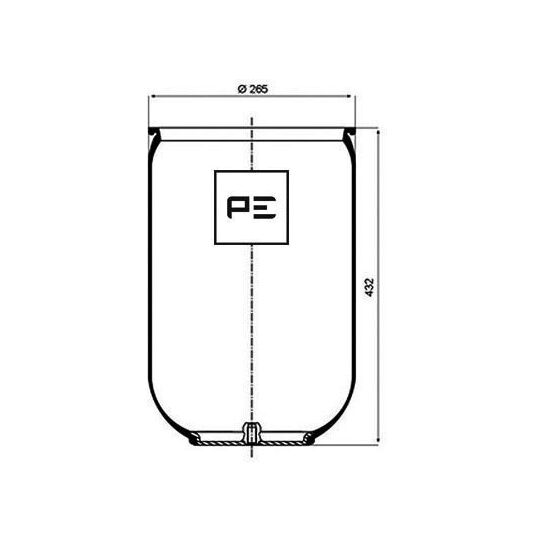 084.041-70A - Boot, air suspension 