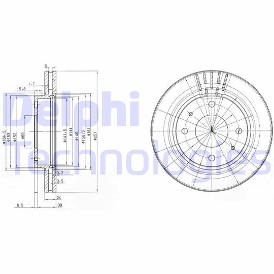 BG3750 - Brake Disc 