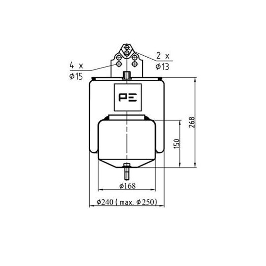 084.306-71A - Boot, air suspension 