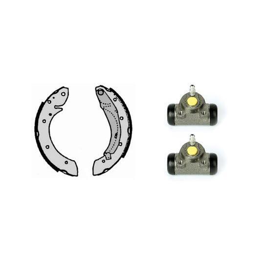 H 68 062 - Brake Shoe Set 