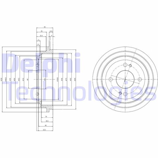 BF516 - Brake Drum 