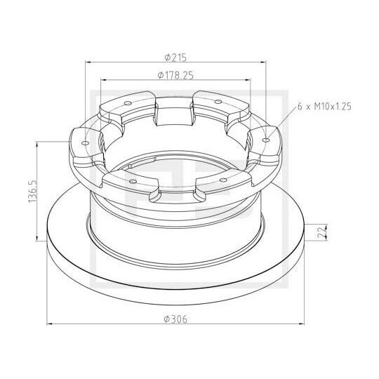 026.671-10A - Brake Disc 