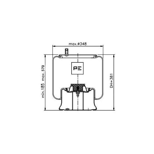 084.199-71A - Boot, air suspension 