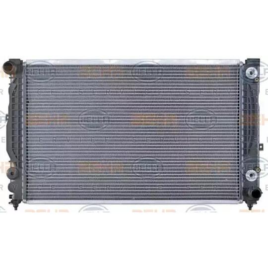 8MK 376 720-601 - Radiaator, mootorijahutus 