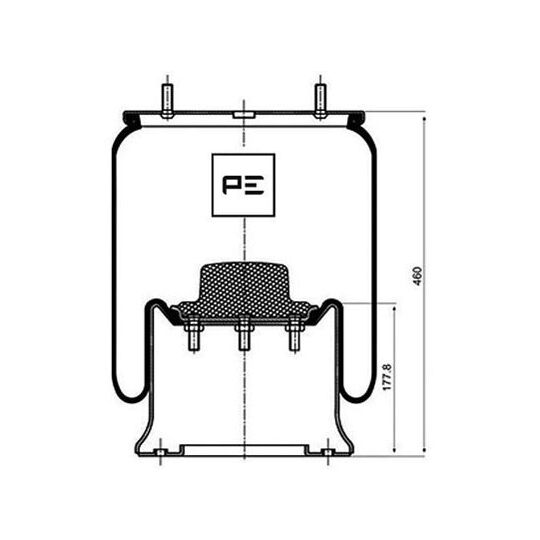 084.197-71A - Boot, air suspension 