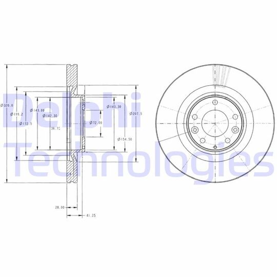 BG9104 - Brake Disc 