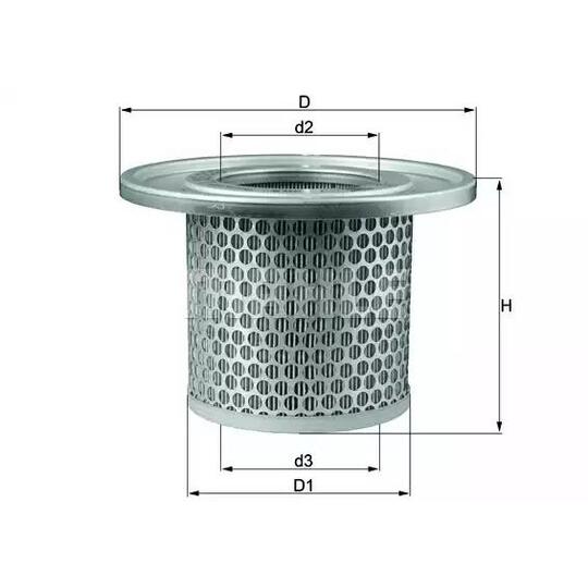 LXS 233 - Secondary Air Filter 