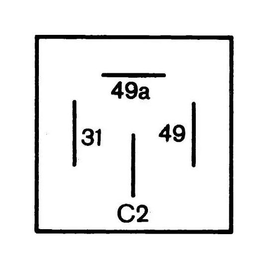 4DM 004 420-107 - Vilkkurele 