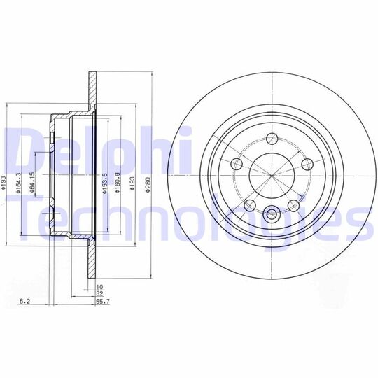 BG3550 - Brake Disc 