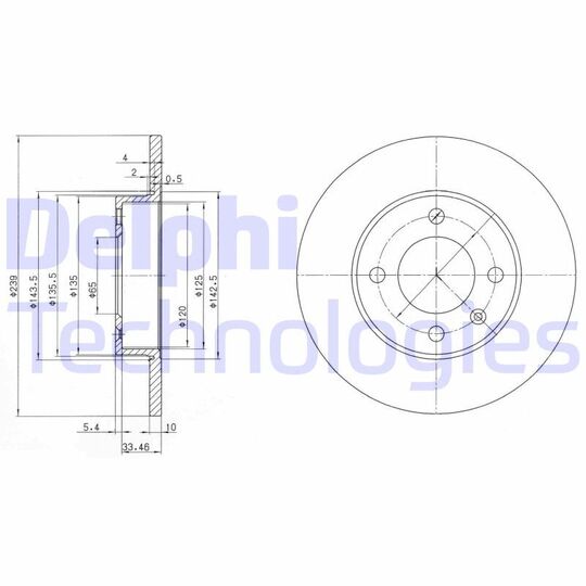 BG2117 - Brake Disc 