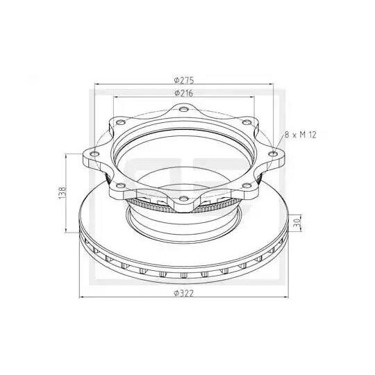 146.203-00A - Brake Disc 