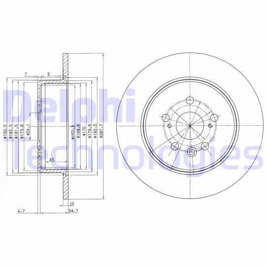 BG3169 - Brake Disc 