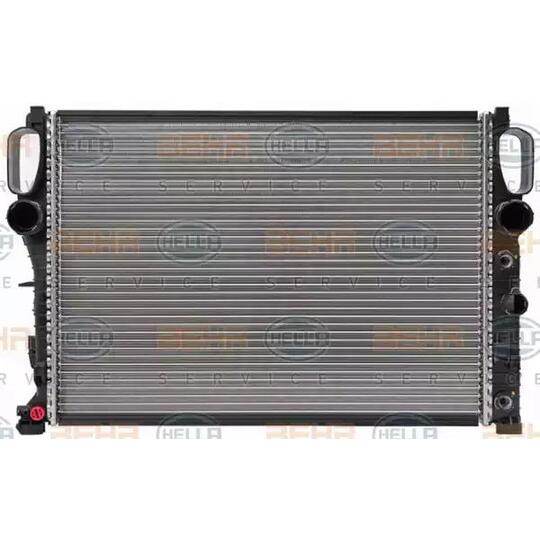 8MK 376 718-011 - Radiaator, mootorijahutus 