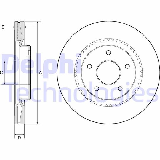 BG4283 - Brake Disc 