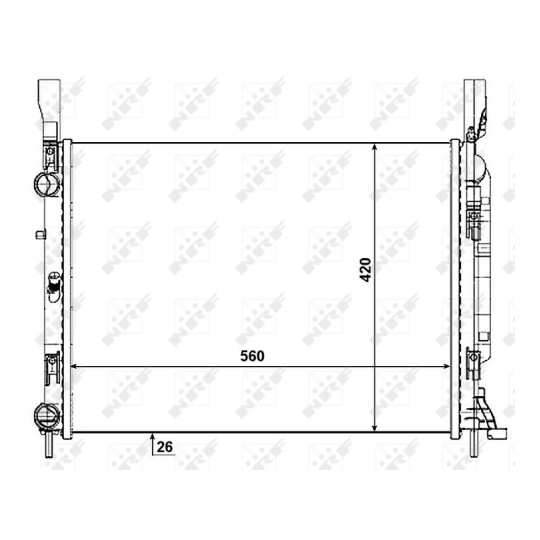 53004 - Radiator, engine cooling 