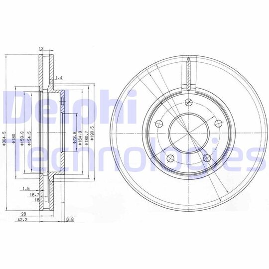 BG3547 - Brake Disc 