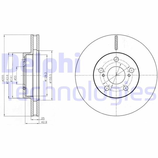 BG4290 - Brake Disc 