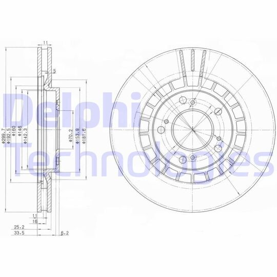 BG3796 - Brake Disc 