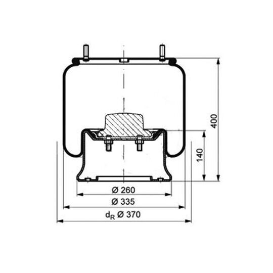 084.220-71A - Boot, air suspension 