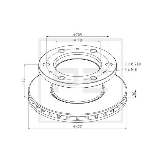 116.000-00A - Brake Disc 