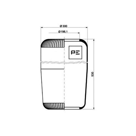 084.017-70A - Boot, air suspension 