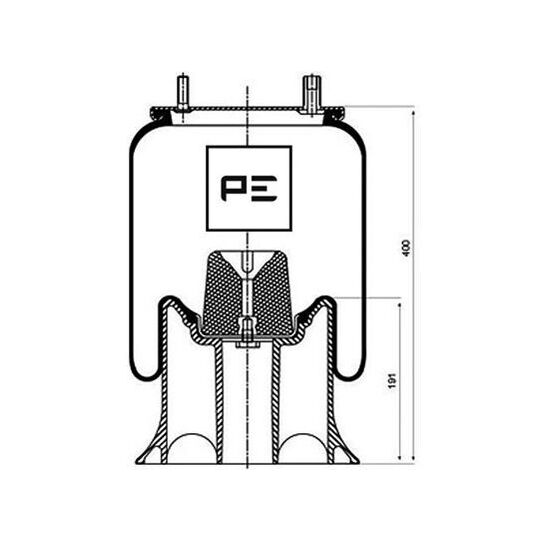 084.106-73A - Boot, air suspension 